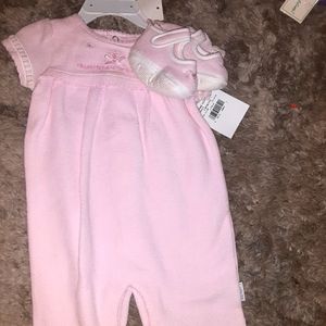 Little me 2 piece pink outfit
